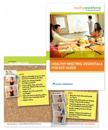 Healthy Meeting Essentials Pocket Guide